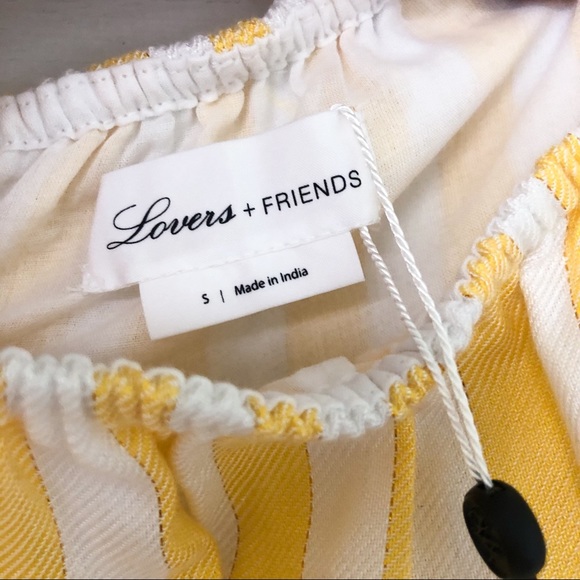 Lovers+Friends Striped Brenda Crop Top NWT - Picture 6 of 8